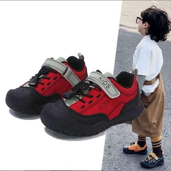 Autumn New Boys' Outdoor Waterproof Anti slip Sports Girls' Soft Bottom Hiking Wear resistant Mountaineering Casual Shoes 26W0327