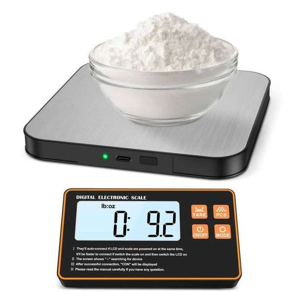 2026 15Kg Wireless Digital Kitchen With Remote LCD Display Split-Designed Food Scale For Baking Cooking cologne perfume Meal Prep Free Shipping