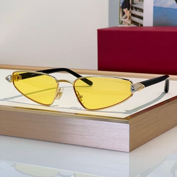 Fashion Sunglasses For Men Women 0035 Summer Designer Stylish High Street Style Anti-Ultraviolet Retro Plate CR39 Triangle Full Frame Glasses Random Box