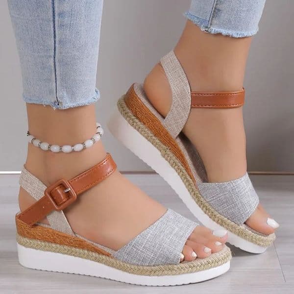 Summer Woman Sandals Shoes Soft Shoes Woman Elegant Sandals Woman Wedge Ladies Shoes Party Footwear Female Women Sandal260324