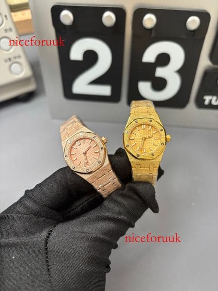 women frost gold luxury frost oak designer 23mm lady classic dail mini fashion classic watch style steel wristwatch f84