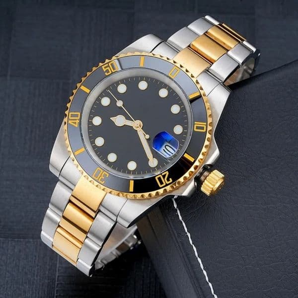 Automatic Fashion Watch Men Leisure Sports Automatic Mechanical Watch Ceramic bezel 41mm Stainless Steel Sliding Buckle Watch Sapphire Luminous Watch Mens Gift
