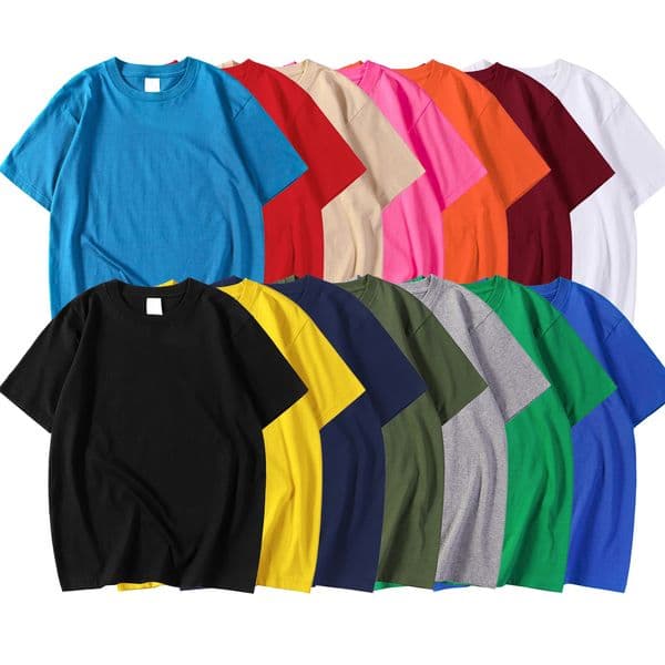Candy Color 100 Cotton TShirts Men Women 14 Colors Oversized Short Sleeves High Quality Tee Clothing Soft T Shirts 260318