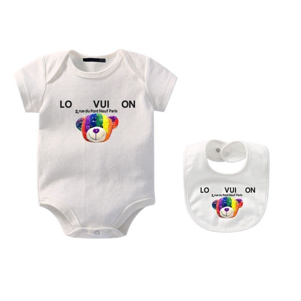 Designer clothes Clothing Sets kids clothes boys Baby 2 Piece Cotton Romper Born Clothes Children Luxury Rompers Girl Infant Bodysuit Kids Onesies Jumpsuit