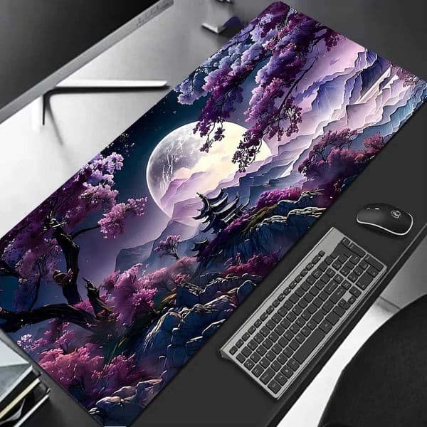 Ink Landscape Scenery Mouse Pad Large Gaming Mousepad Durable Desk Pad Office Carpet for Computer Mouse Non-slip Rubber Mat S26327
