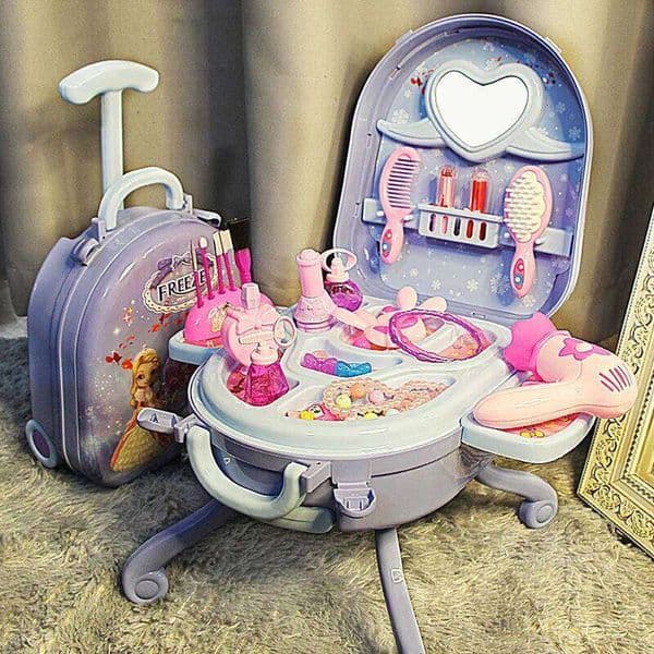 girl kindergarten suitcase birthday gift toys Playing house set children's dresser