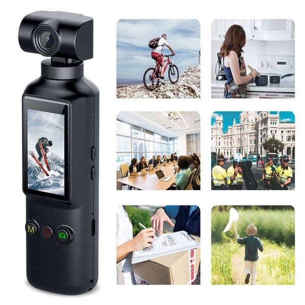 4K Sports Handheld Vlogging Pocket Cam 270 Rotation Camera for Outdoor Sport Travel 26W0328