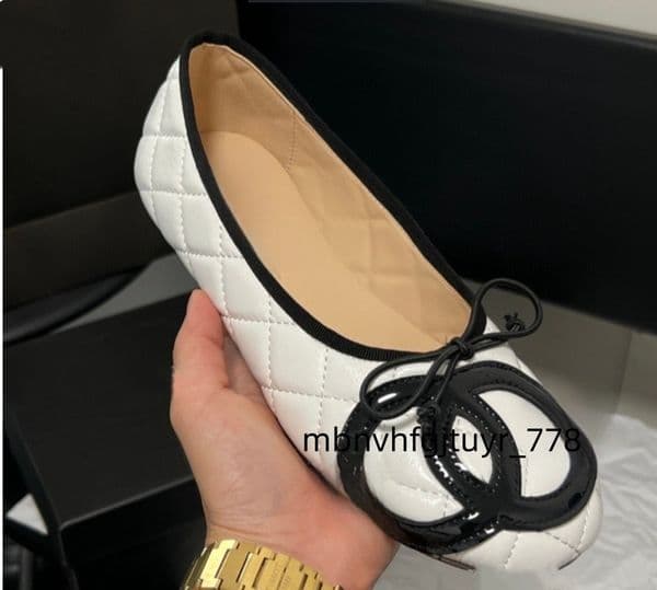 2026 Ballet flat shoes Designer Professional Dance Shoes Genuine Leather ballerinas Platform Shallow Mouth Single Shoe flat sandals women Loafers Black White 35-40