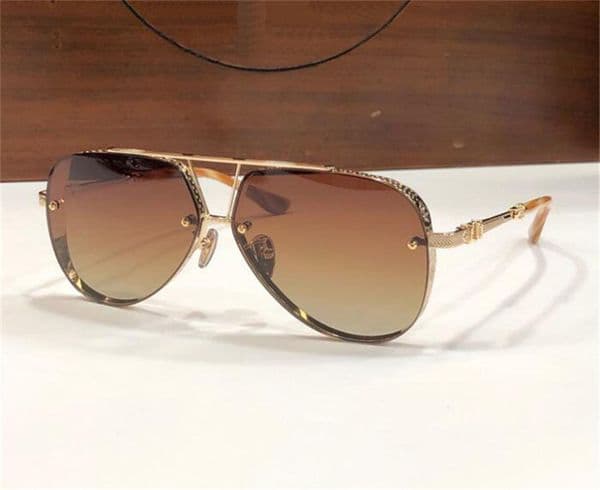 New fashion design men sunglasses 8155 pilot metal frame retro shape simple and popular style outdoor UV400 protection eyewear