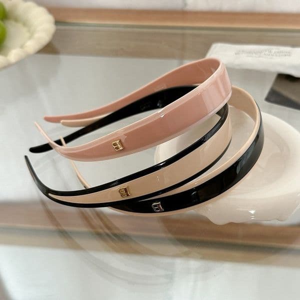 Fashion Women's Headband Designer Style Hairband High-quality Acetate Material Hair Clips Retro Elegant Non-slip Hair Accessories