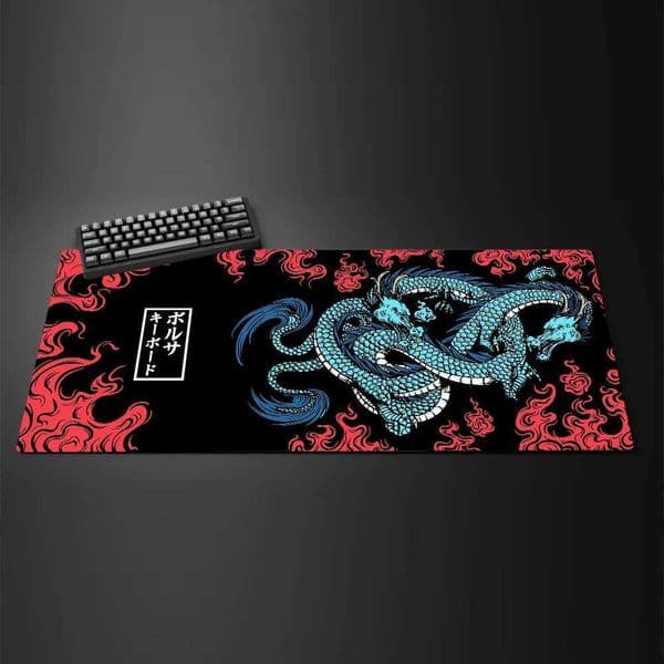 Japanese dragon theme Mouse Pad Desk Mat gaming mats rubber anti-slip Durable pc accessories keypad Extended mouse pads rug S26327
