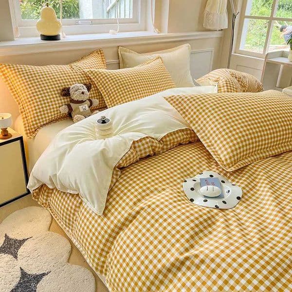 3pcs Simple soft and skin-friendly duvet cover 3-piece set 1 duvet cover 2 pillowcases without core Modern and breathable H260403
