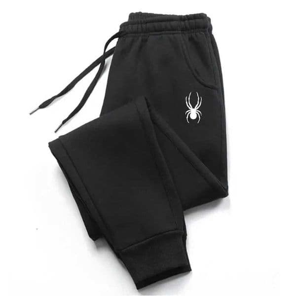 Harajuku street sport pants mens printed casual fashion trend running sport pants soft multi-purpose street pants elastic waist M260328
