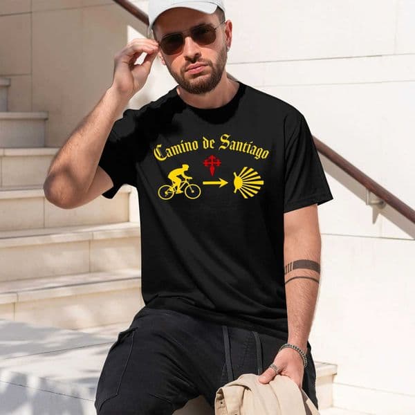CAMINO UE SANCIAGO 2026 New Model Mens Short-sve crewneck T-Shirt Classic Casual Multipors and Sizes for Daily Wear Al S26328