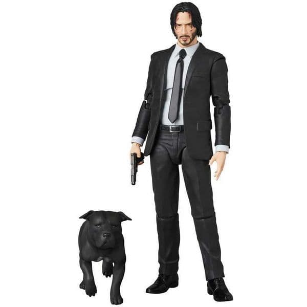 Mafex 085 John Wick with Dogs PVC Collectible Joints Moveable Action Figure Toy GaoxingqustoyAI8T Y260522