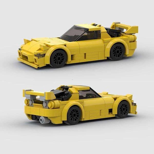 MOC RX-7 City Technical Speed World Famous Car Model Building Blocks Racing Supercar Brick Vehicle Toys Kids Gift Boys