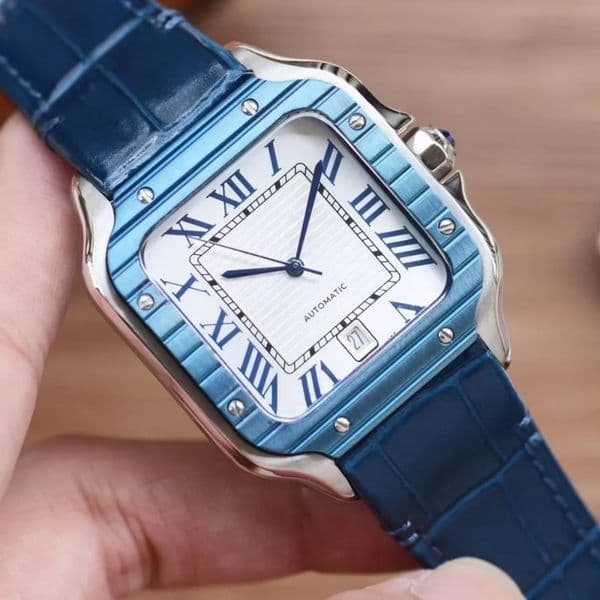 Jason007 Cartixx Luxury Super Clone Designer Mens 1847 Mc Mechanical Movement Date Display 100M Waterproof Watches Men Watch 39.8Mm With Box Montre Relojes 705