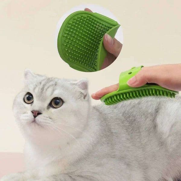 Dog Pet Massage Short Haired Cat Scrub Brush, Shower Glove Cleaning Products Gloves Silicone