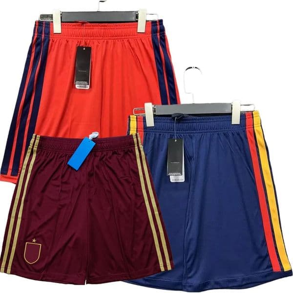 2026 New 2027 outdoor Soccer Shorts LAMINE YAMAL OLMO MERINO RODRIGO CARVAJAL FERRAN Spain OIARZABAL WILLIAMS JR HUIJSEN CUCURELLA National Football Sport Pants