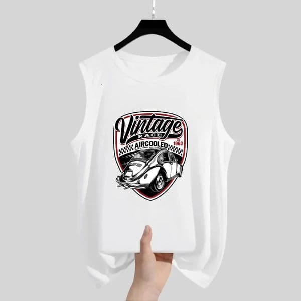 Mens Tank Top Summer Running top Vest tank tops Graphic Y2k tops Printed Mens clothing Quick Dry Solid color 260327BJ