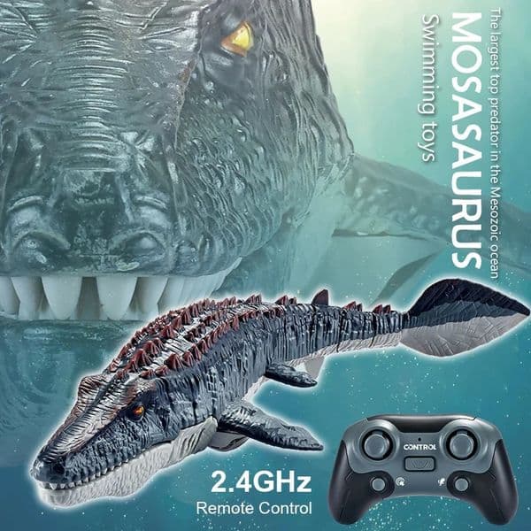 Remote Control Boat 24GHz RC Hippo Toy with Waterproof Spray for Kids Boys Gift Outdoor Water Game 260327