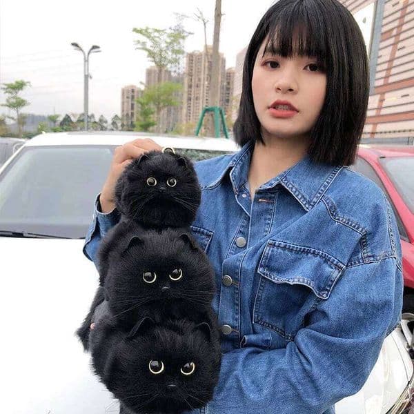 388 21 shoes 12 Cat bag, Messenger Bag, versatile small cute, fashionable Women's Cross bag autumn and winter high-level design