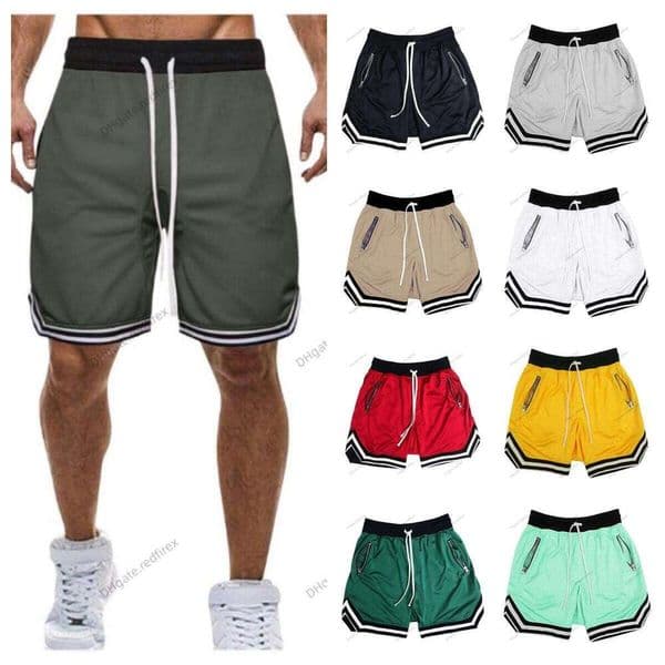 Designer style short pants for swimming, summer streetwear, quick-drying swimsuits checked brand fabric, fashionable and loose beach pants