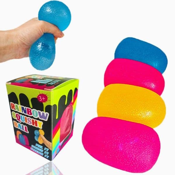 Gumdrop Squishy Toys Malt Sugar Ice Cube Stress Relief Sensory Toys Slow Rebound Fidget Toys for Kids and Adults with Autism BY SEA