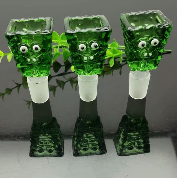 Smoking Pipes bongs Manufacture Hand-blown hookah Green Sponge Baby Bubble