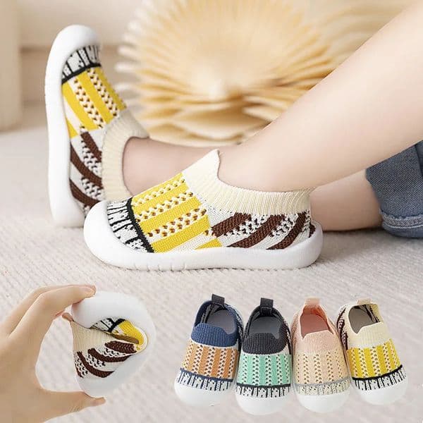 Kid Baby First Walkers Shoes Breathable Infant Toddler Shoes Girls Boy Casual Mesh Shoes Soft Bottom Comfortable Non-slip Shoes 260324