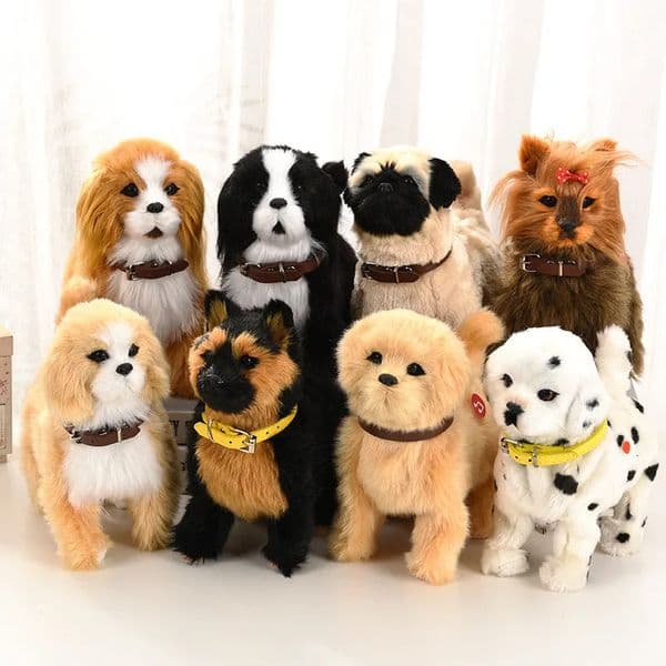 Simulation Robot Dog Electronic Pet Sound Control Walking Nodding Music Touch Control Robot Animal Pet Children Toy Gifts 260327