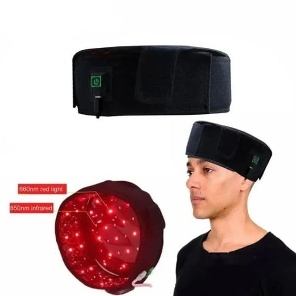 Red Light Therapy Helmet Hair Growth Hat 635Nm 850Nm Red Infrared Light Therapy Device For Hair Loss