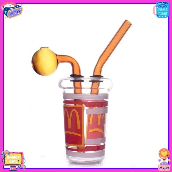 USA Popular Mini Beaker Bong Cup Bubbler Water Bongs Thick Glass Bongs Water Pipes Oil Hookah With removable Smoking oil banger bowl