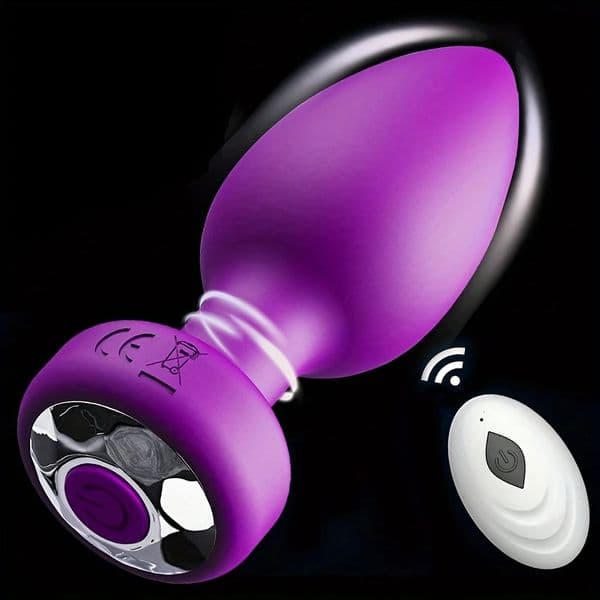 Wireless Remote 10 Frequency Anal Vibrator Adult Masturbation Butt Plug Intimate Massage Sex Toy Adult Supplies Anal Plug 18260323