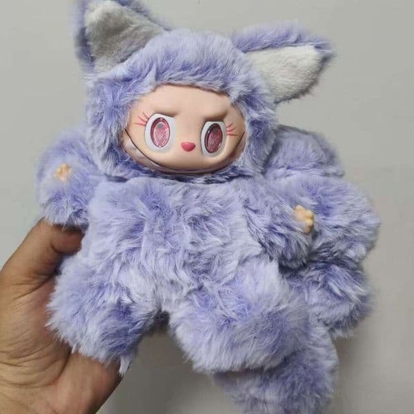 In Stock Ninetailed Fox Vinyl Doll Cute Plush Toy QIAOWANTONG