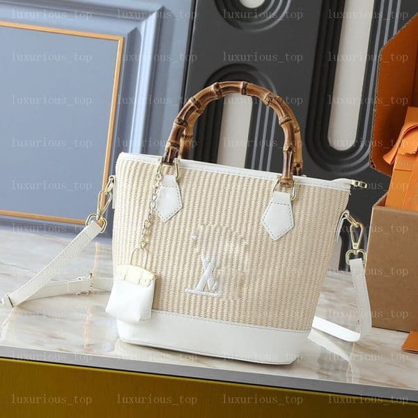 10A Wallet On Chain Designer Bag Luxury Handle Handbag Pochette Crossbody Shoulder bags Shopping Purse Pouch Summer Straw Weaving Fashion Beach Bag for Women