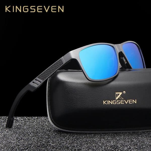 KINGSEVEN Mens Polarized Sunglasses Full Frame Aluminum Material Driving Glasses Eyewear Shades For Men Oculos masculino 260324