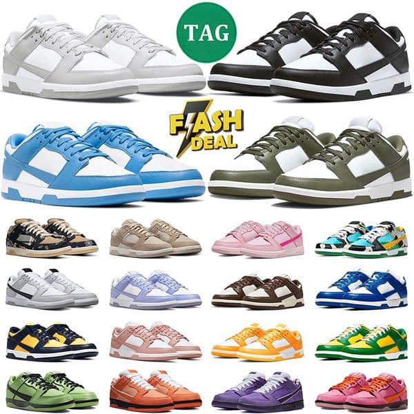 Designer Shoes Running Sneaker for Men Women Panda White Triple Black Medium Olive Grey Fog Syracuse GAI Outdoor Mens Trainers Sneakers thumbnail 2