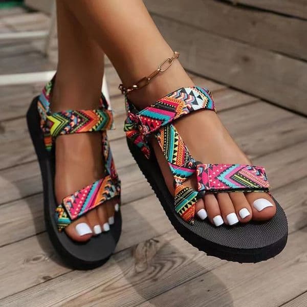 Summer Flat Womens Shoes Hemp Rope Set Foot Beach Sandals Outdoor Allmatch Casual Slippers Large Size Women 260330