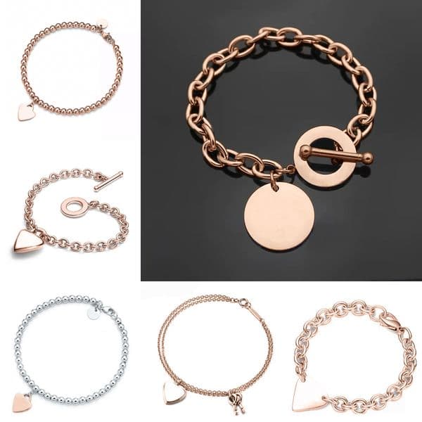 Designer bracelet designer jewelry luxury bracelet multi heart charm silver bracelets charm bangle with diamond bead bracelets italian heart charm bracelet gifts