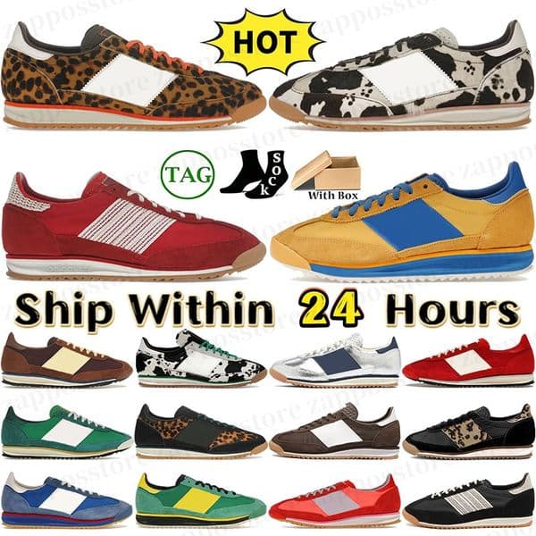 Running shoes for mens womens SL 72 OG designer shoes Leopard Print Maroon Brown Blue Scarlet Cow Print Collegiate Green sports sneakers outdoor shoes trainers US 4-11