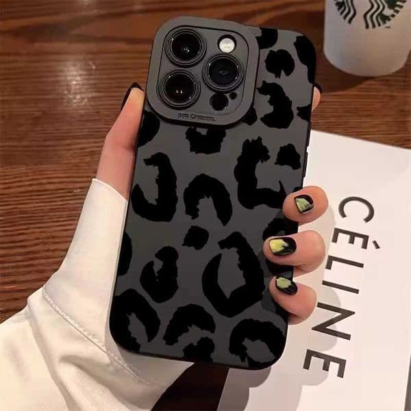 Leopard Design Camera Protective Phone Case for 16 Cases 17 Air 15 14 13 12 11 Pro Max 16E XS XR X 7 8 Plus Cover L260523