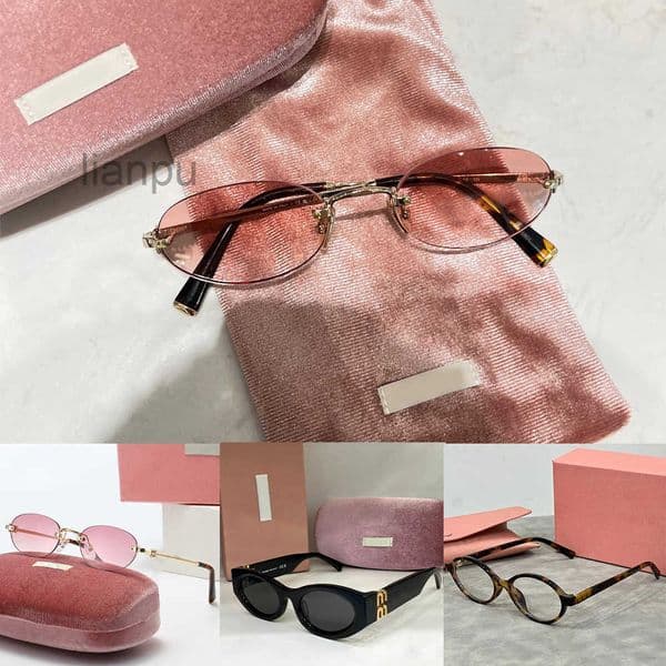 Fashion Sunglasses for women glasses oval frame Designer sunglass women luxury sunglasses high quality sunglasses men UV400