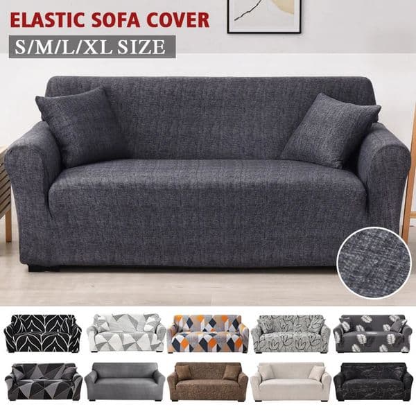 Coolazy Stretch Plaid Sofa Slipcover Elastic Sofa Covers for Living Room funda sofa Chair Couch Cover Home Decor 1234-seater 260327
