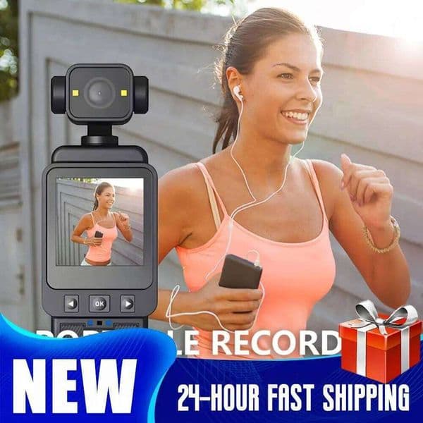 1080P WiFi Wearable Camera Bicycle Driver Recorder Mini Sports Cam for Outdoor Sport Bike Travel 26H0330