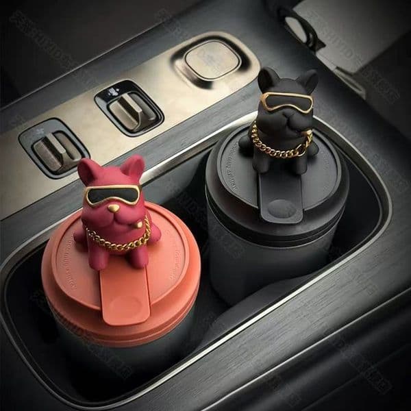 2026 2026New Car Ashtray With LED Light - Stainless Steel Liner, Creative Coffee Cup Design, High-Grade Anti-Fly Ash Automotive Interior Accessory Free Shipping