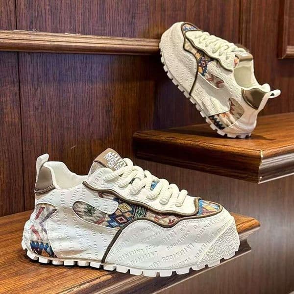 Free shipping Large Size 48 Thick Sole Height-Increasing Fashion Color-Block 2026 Pure Season New Breathable Versatile Low-Top Casual high quality Men's Shoes