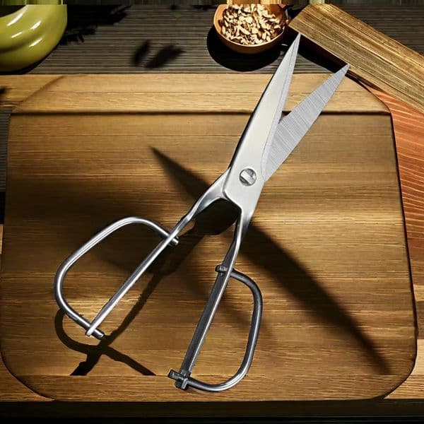 All Steel Wire Handle Scissors Kitchen Scissors 3cr Stainless Steel Detachable Food Scissors Multifunctional Grill Scissors 260327