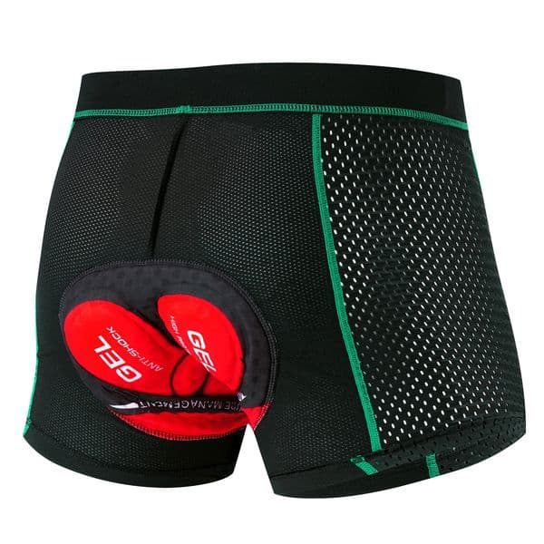 Cycling Shorts Mens Underwear Breathable Mesh Riding Underpant Gel Pad Shockproof Bike Bicycle 260327