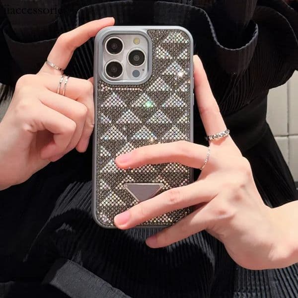 Phone Cases wallet card pocket For Phone17 16 15 case 15 1413 12 Designer Fashion Creative Triangular Case Luxury Cover Dirt-resistant